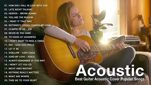Best Guitar Acoustic Cover Popular Songs English Acoustic Songs 2023 Collection