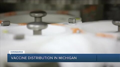 COVID-19 vaccine distribution in Michigan