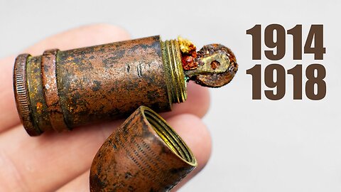 WW1 Shrapnel Shell Lighter Restoration