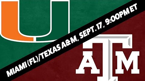 Texas A&M Aggies vs Miami (Fla) Hurricanes Predictions and Odds | A&M vs Miami Betting Preview