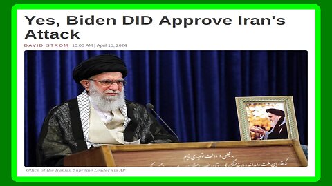 Biden Approved IRAN'S Attack on ISRAEL - 4/16/24