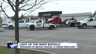 Buffalo Strong: Procession of service vehicles to honor frontlines