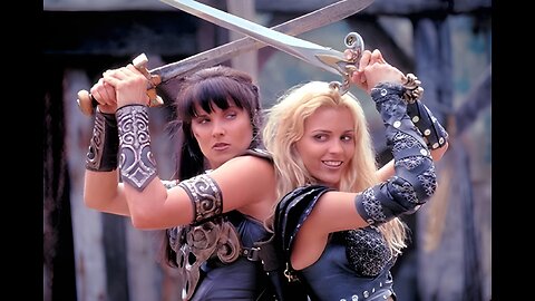 Lucy Lawless vs Hudson Leick - S02E05 - Xena: Warrior Princess (1996) (TV 1995 – 2001) Fight Scene