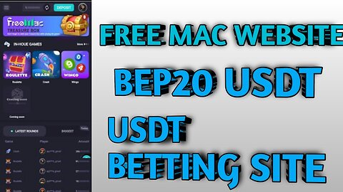 Free Mac Website 2023 || New USDT Earning Site || USDT Betting Site 2023-24