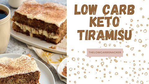 Low Carb Keto Tiramisu