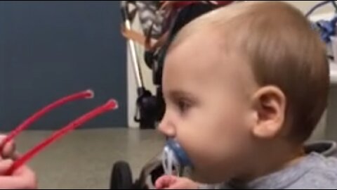 Moment Toddler Gets To See For The First Time