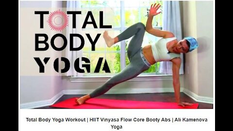 Total Body Vinyasa Yoga Workout | Core Booty Abs |Summer Body 🔥