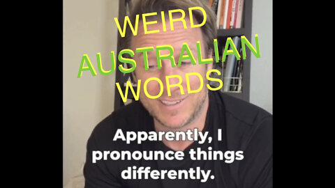 Funny Australian Words. Comedy
