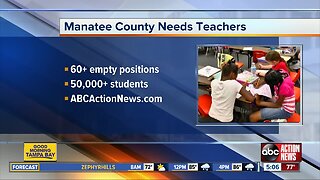 Manatee County School District still needs teachers for 2019-2020 school year