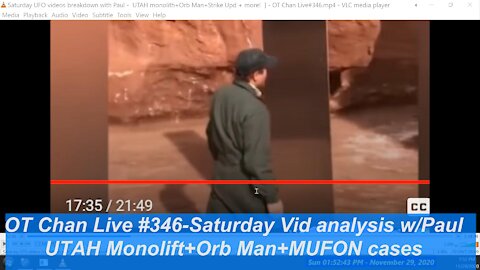 Saturday UFO videos breakdown with Paul - UTAH monolith+Orb Man+Strike Upd ++ ] - OT Chan Live#346