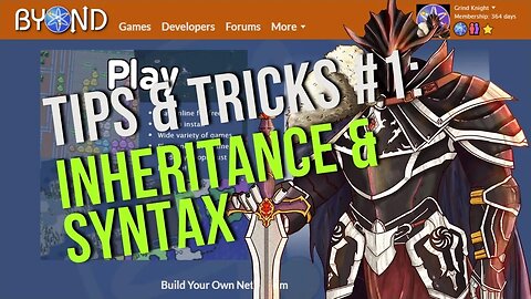 Tips & Tricks #1: Inheritance & Syntax