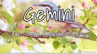 Gemini "Time to get out of your head"