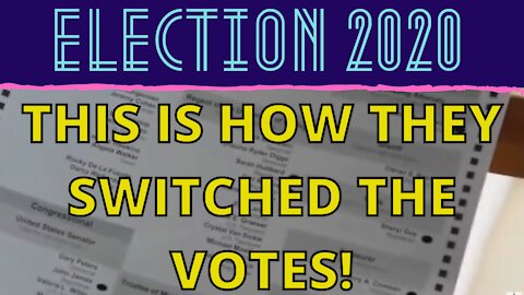 THIS IS WHY THEY NEVER WANT YOU TO SEE THE ACTUAL BALLOTS. THE ARIZONA AUDIT IS THE FIRST DOMINO