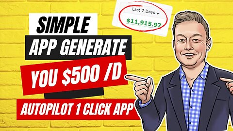 $500 Per Day With 1 Click App On Autopilot, Make Money Online 2023, Online Income