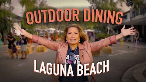 Outdoor Dining! The Rage in Laguna!