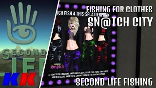 Fishing For Clothes At SN@TCH CITY [4/13/2022] - Second Life (Metaverse / PlayToEarn)