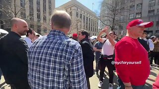 Trump Courthouse Rally: The Pro-Trump Side of the Park