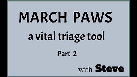 MARCH PAWS Pt 2