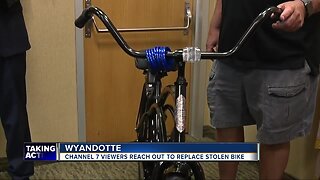 Channel 7 viewers reach out to replace stolen bike