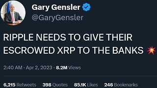 XRP Ripple BREAKING Gary Gensler Says Give up HALF your STARTUP to the BANKS, SEC MADNESS...