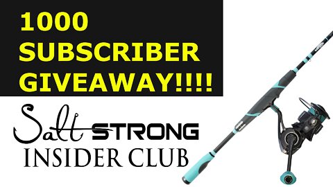 OFFICIAL 1000 Subscriber Giveaway Announcement #saltstrong #toadfish
