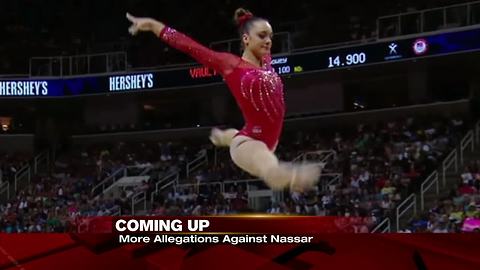 Gymnast Maggie Nichols says she was first to report Nassar abuse to USAG