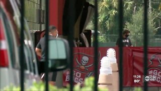 Buccaneers kick off training camp with COVID-19 testing and waiting