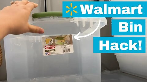 Buy a cheap Walmart bin to copy this brilliant idea!