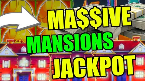 MANSIONS GALORE! 🚧 MASSIVE HUFF N PUFF HIGH LIMIT JACKPOT!