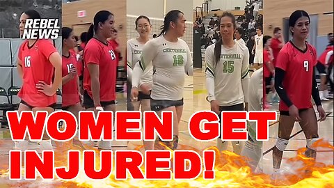 HORRIFIC! Women get INJURED after 5 TRANSGENDERS DOMINATE them in a college volleyball tournament!