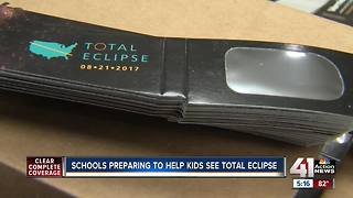 Schools prepare to help kids see total eclipse