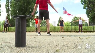 Baltimore fitness studio moves classes outdoors while waiting for next phase of reopening