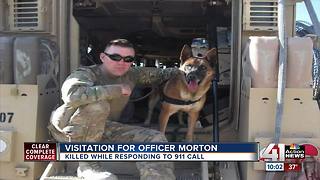 Community members, fellow officers gather to remember Officer Morton