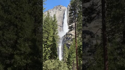 Yosemite National Park Yosemite Falls upper #vacation and lower before the flood