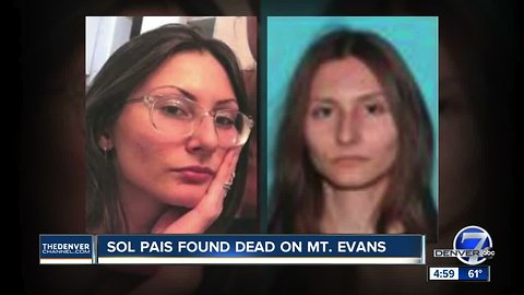 Sol Pais found dead by self-inflicted gunshot wound near base of Mt. Evans, ending massive manhunt