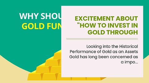 Excitement About "How to Invest in Gold Through Exchange-Traded Funds (ETFs)"