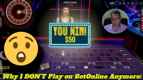 Online Roulette Casino Session 4-2-2021 Part 1: Why I DON'T Play On Betonline Anymore!