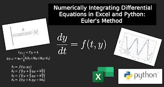 Numerically Integrating Differential Equations in Excel and Python: Euler's Method