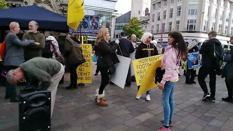 Leicester Anti-Covid Measures Protest 29/10/22