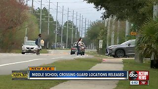 HCSO releases new list of future crossing guard locations for middle schools across the county