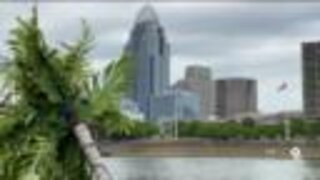 Seeing Cincinnati on a river tiki cruise