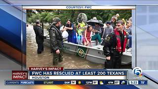 FWC officers rescue more than 200 Texans impacted by Hurricane Harvey