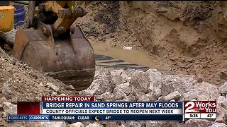 Bridge repairs in Sand Springs to begin after May floods