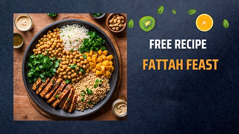 Free Fattah Feast Recipe 🌾🍖🥘