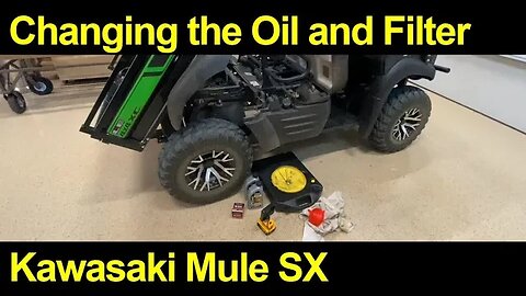 Kawasaki Mule SX ● Changing the Engine Oil and Filter