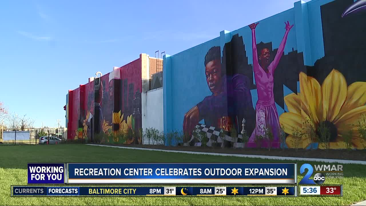 Baltimore City unveils new green space for recreation center