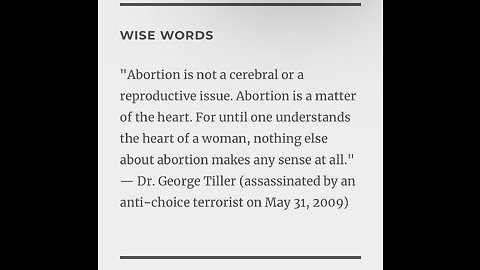 Website Read | “The Only Moral Abortion is My Abortion” When the Anti-Choice Choose By Joyce Arthur