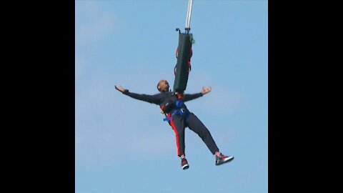 The Funny Bungee Jump in Rishikesh