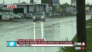 Flash flood in Fort Myers