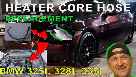 BMW E90 HEATER CORE COOLANT HOSE REPLACEMENT